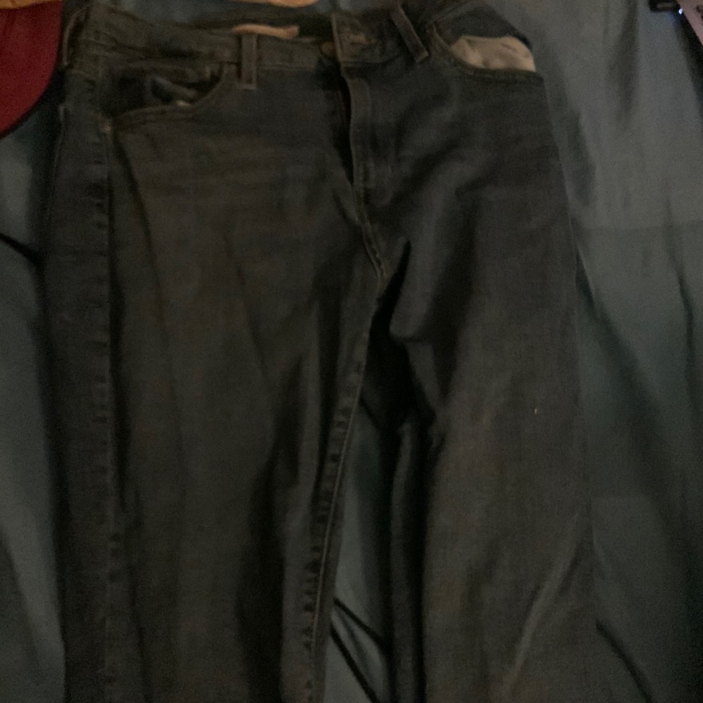 Blue Levi Strauss high rise skinny jeans